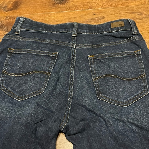 Women’s Lee Regular Fit Straight Leg Mid Rise Jeans Size 8 - Picture 6 of 6